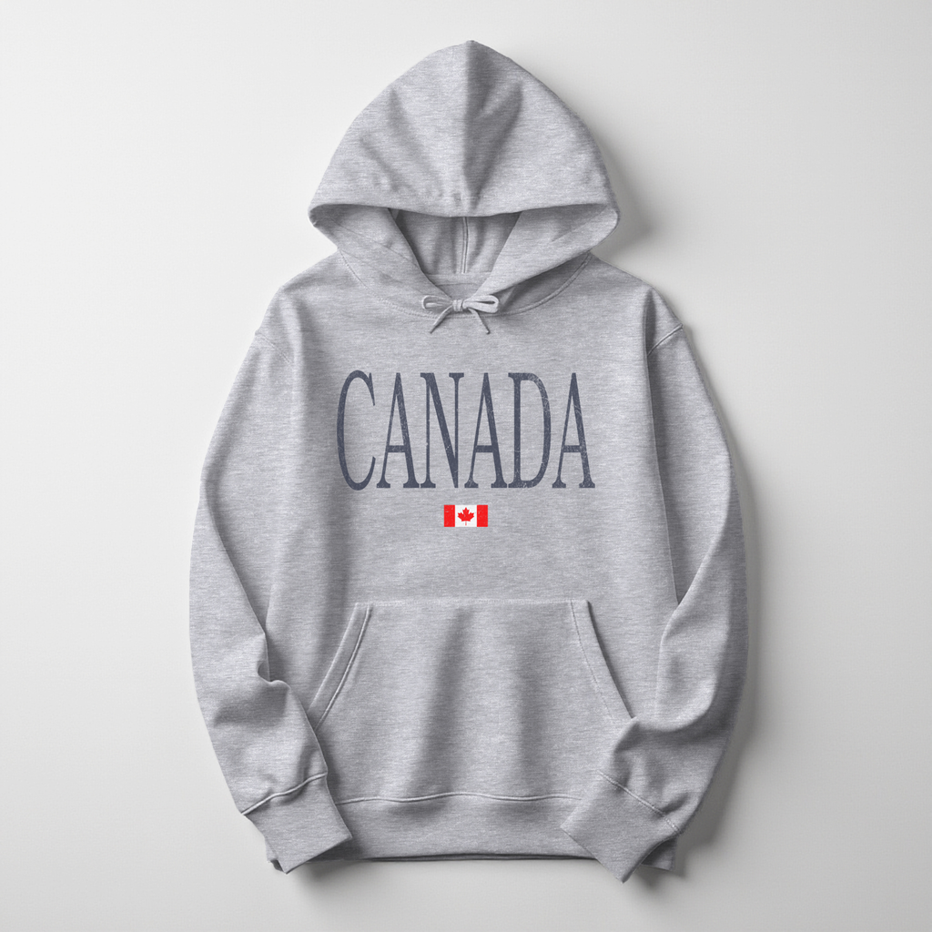 Distressed Canada Hoodie