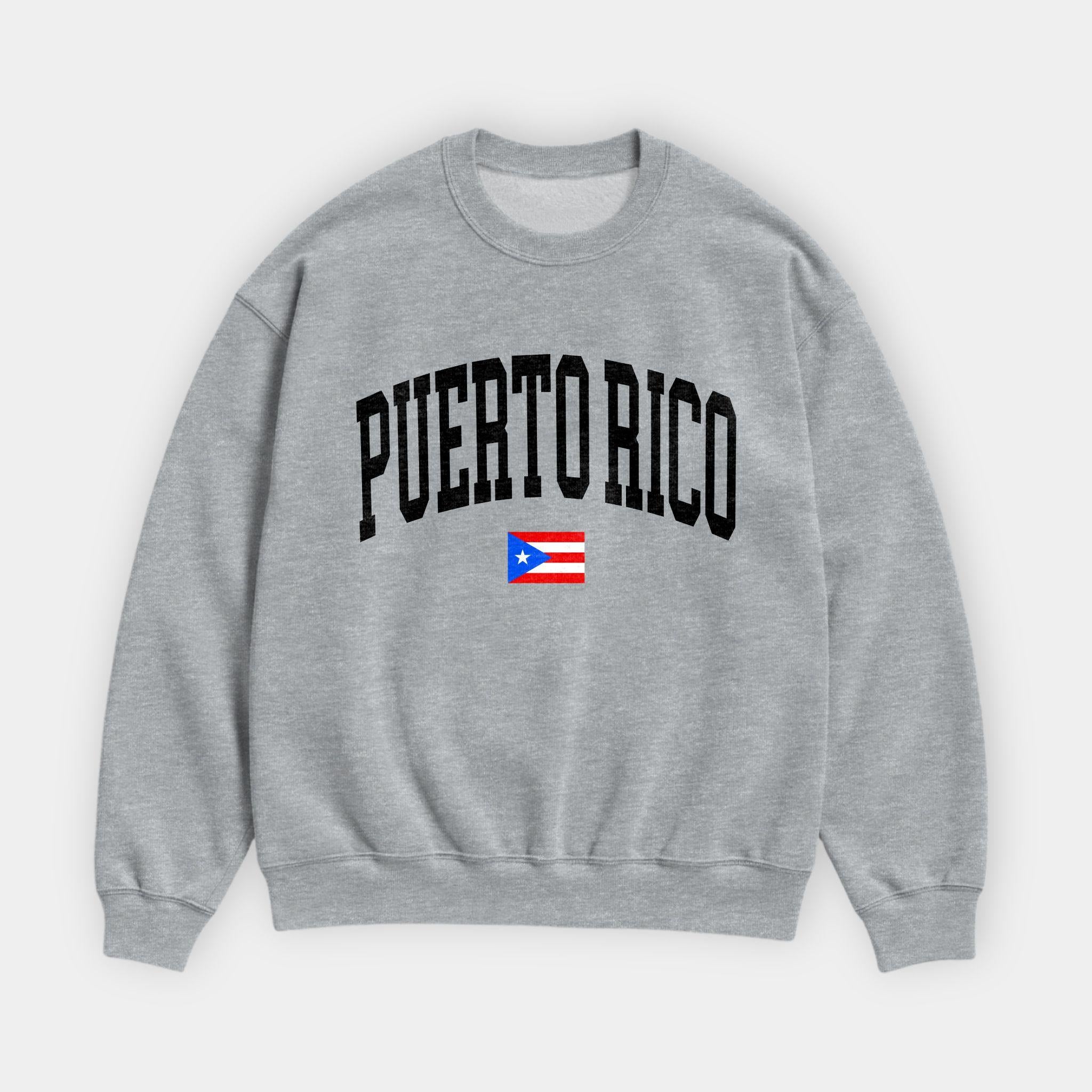 Puerto Rico Collegiate Flag Sweatshirt