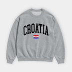 Croatia Collegiate Flag Sweatshirt