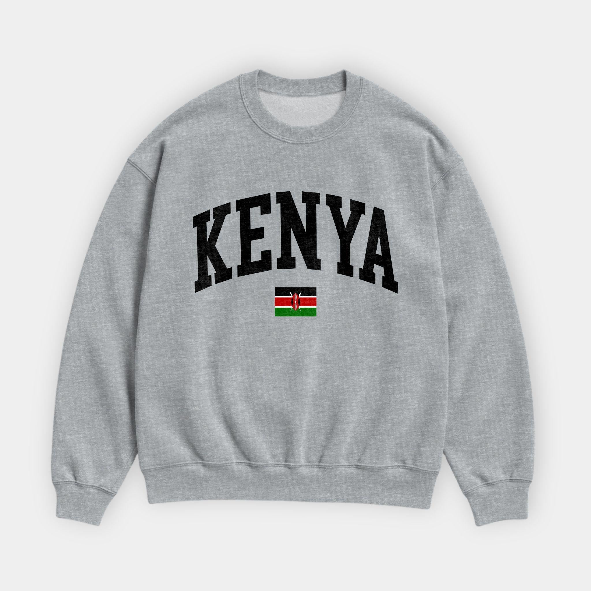 Kenya Collegiate Flag Sweatshirt