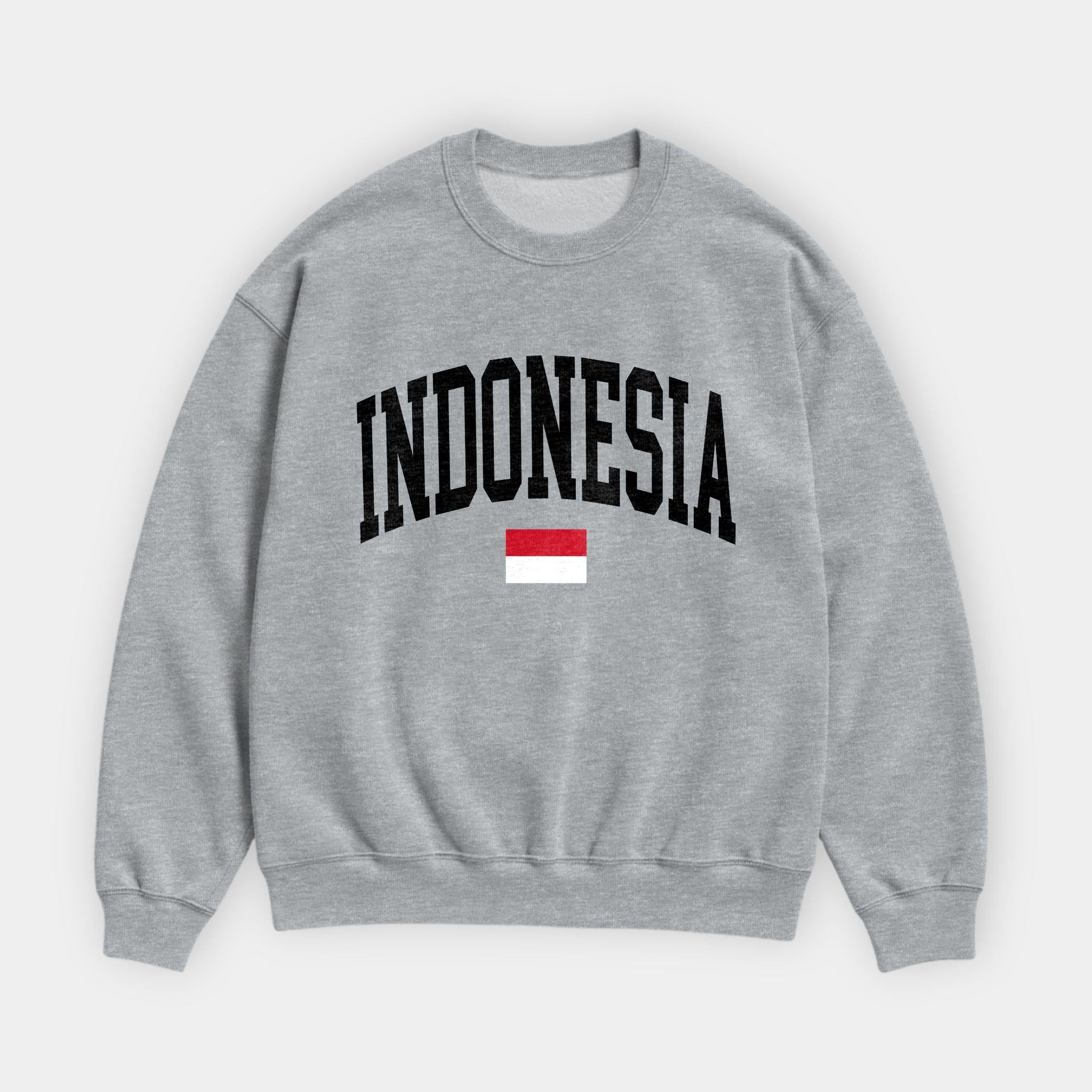 Indonesia Collegiate Flag Sweatshirt