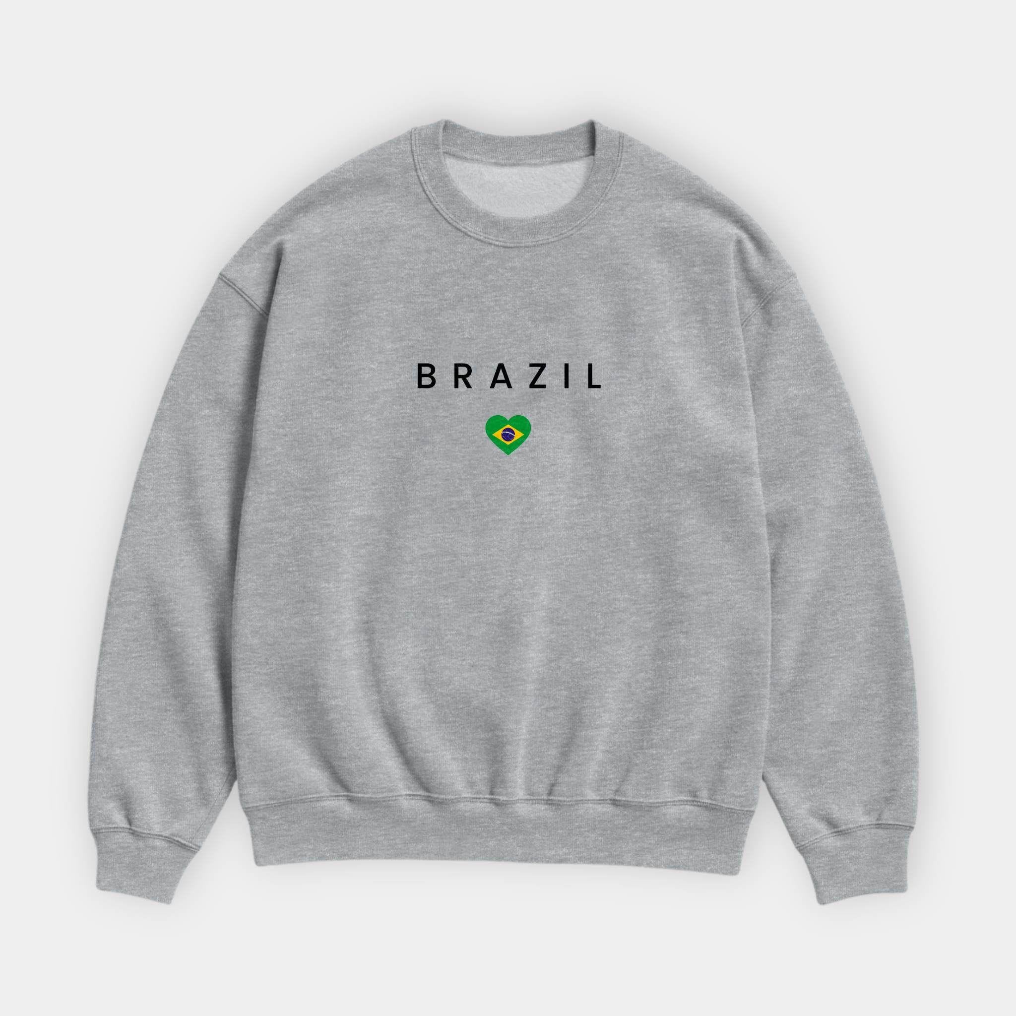 Brazil Minimal Flag Sweatshirt