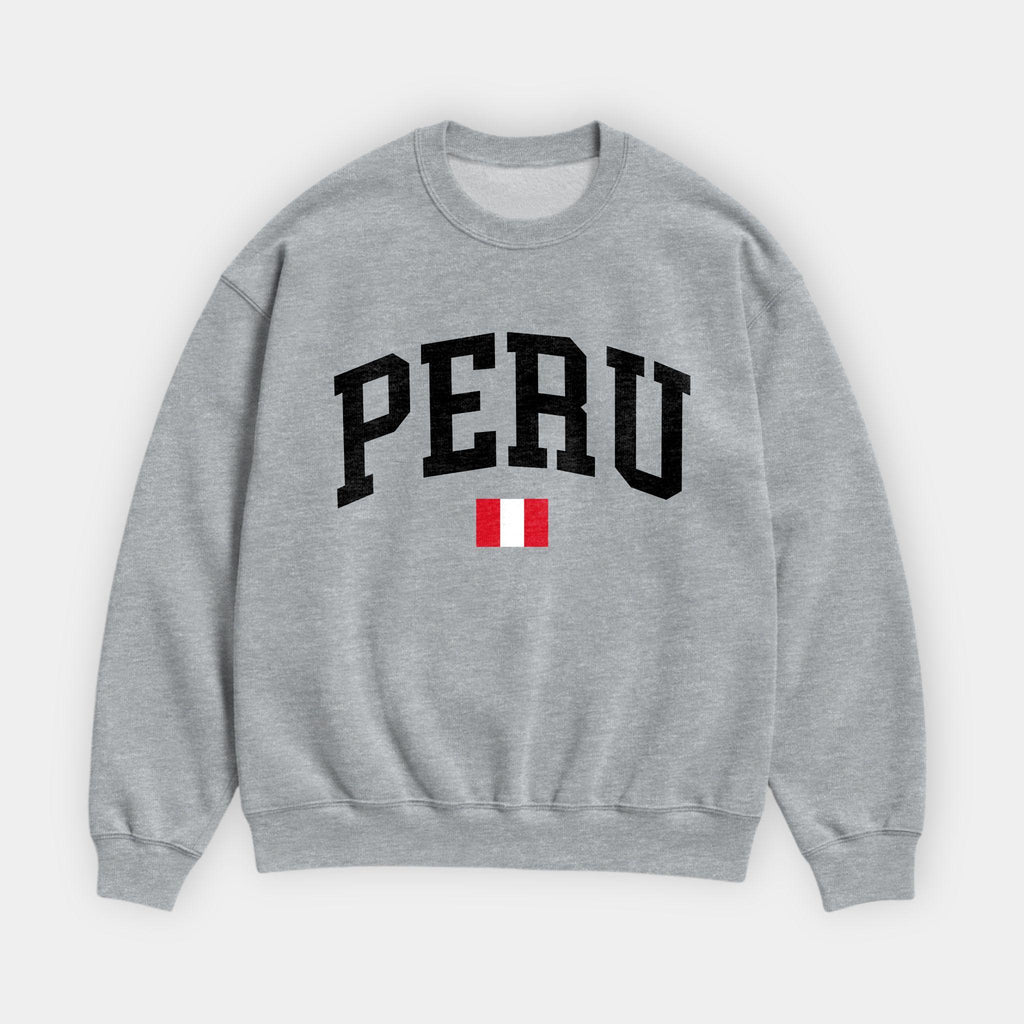 Peru Collegiate Flag Sweatshirt