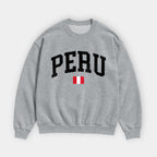 Peru Collegiate Flag Sweatshirt