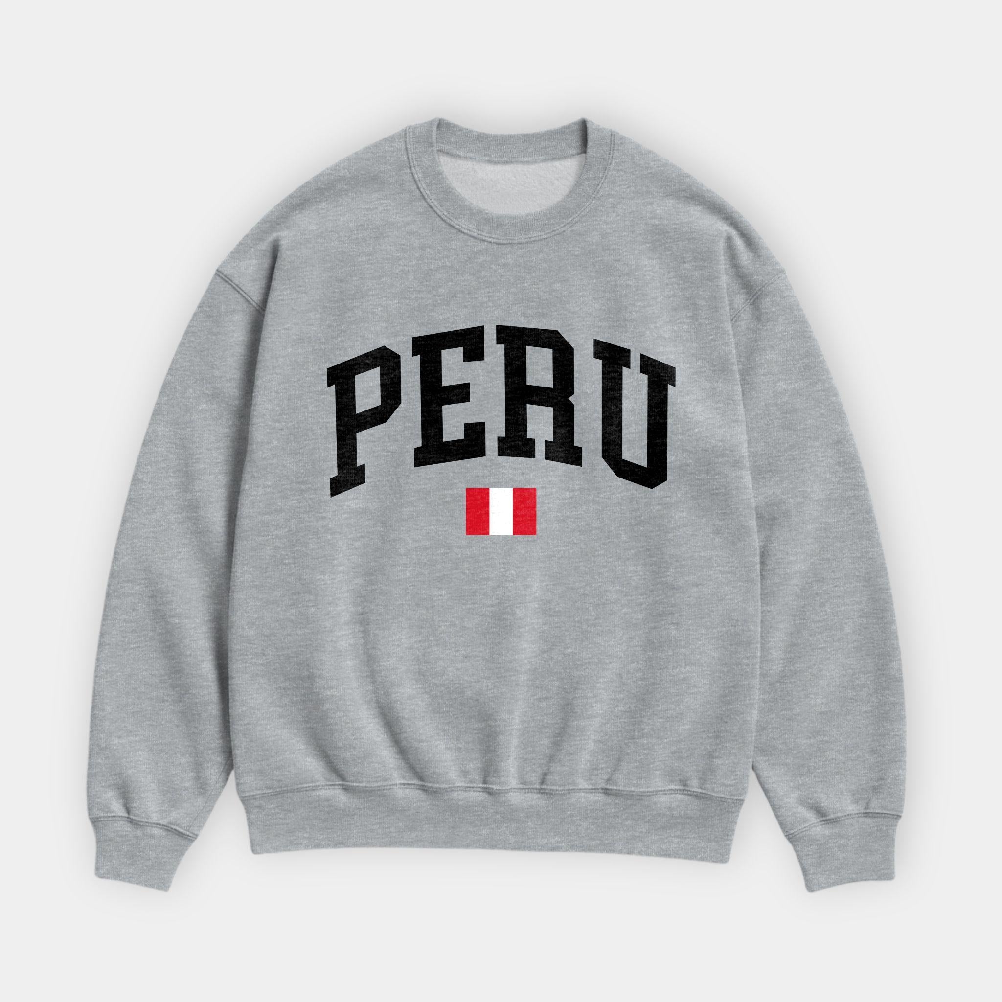 Peru Collegiate Flag Sweatshirt