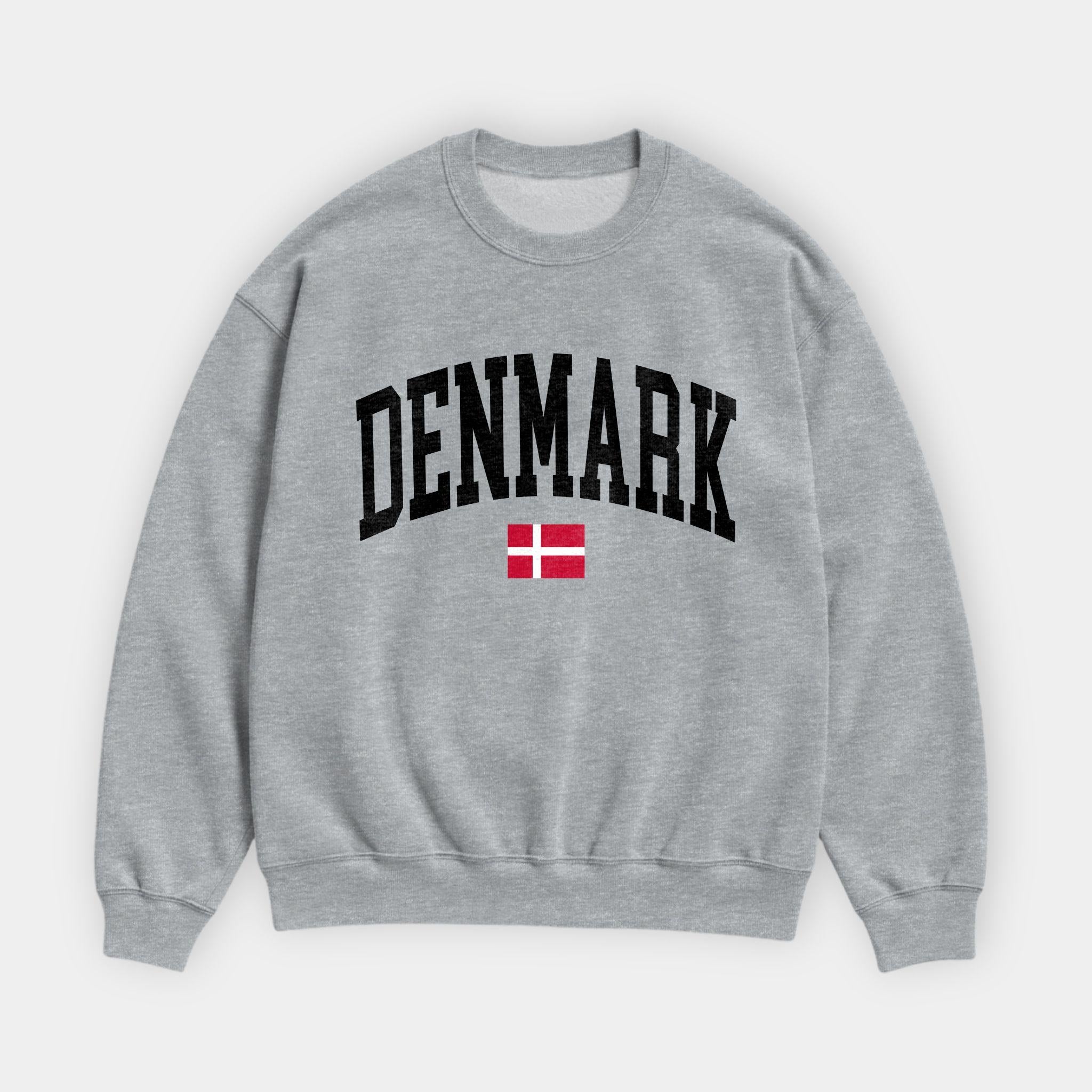 Denmark Collegiate Flag Sweatshirt