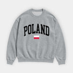 Poland Collegiate Flag Sweatshirt