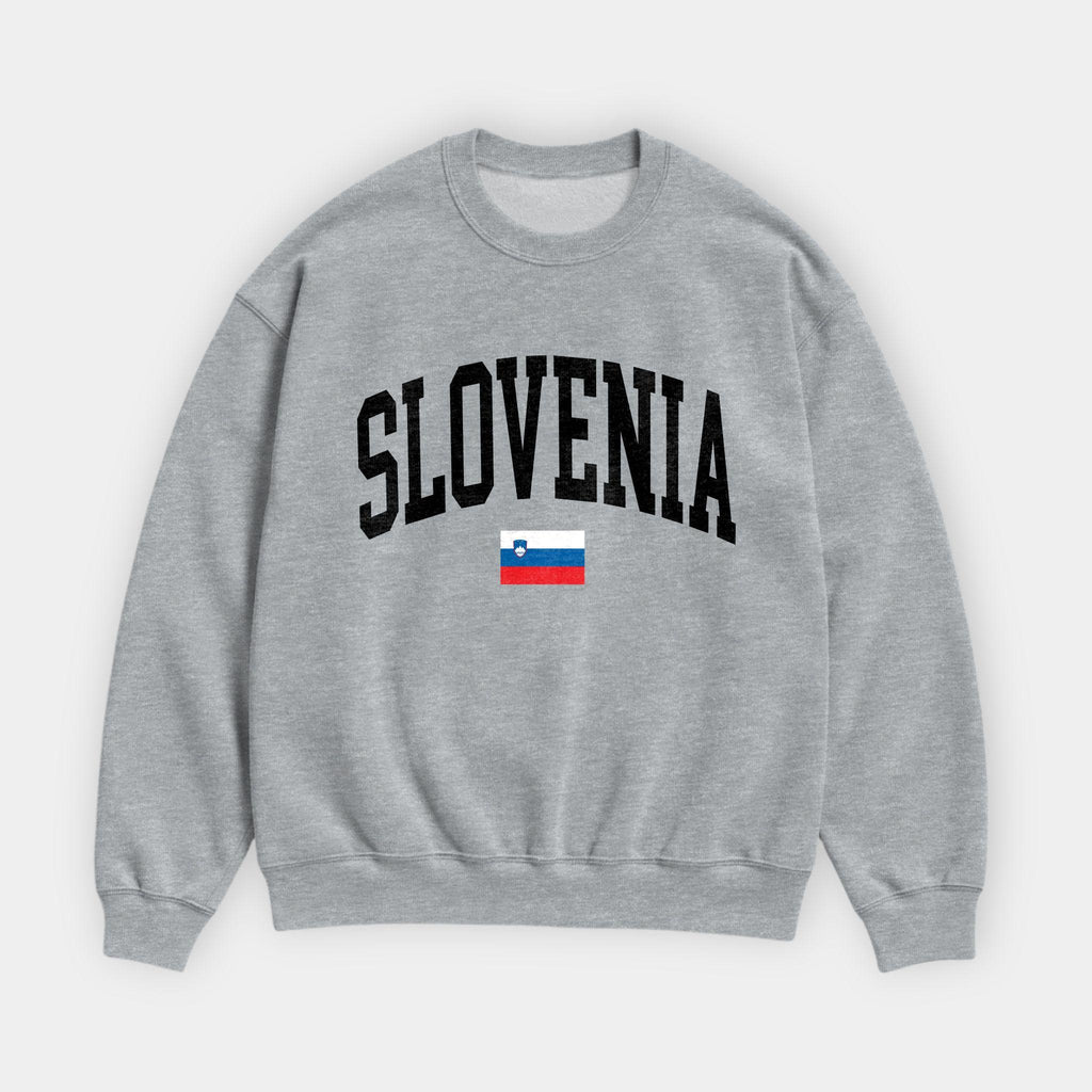 Slovenia Collegiate Flag Sweatshirt