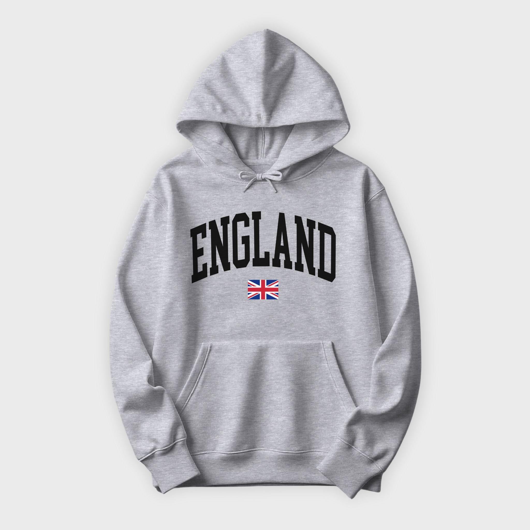 England Collegiate Flag Hoodie