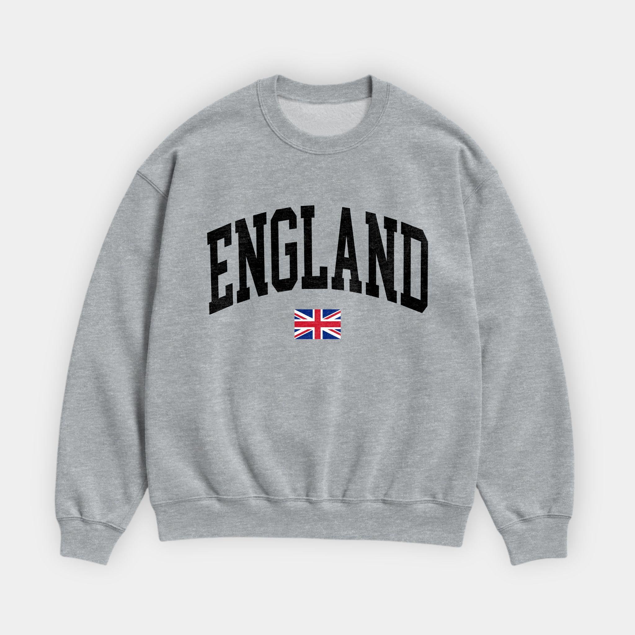 England Collegiate Flag Sweatshirt