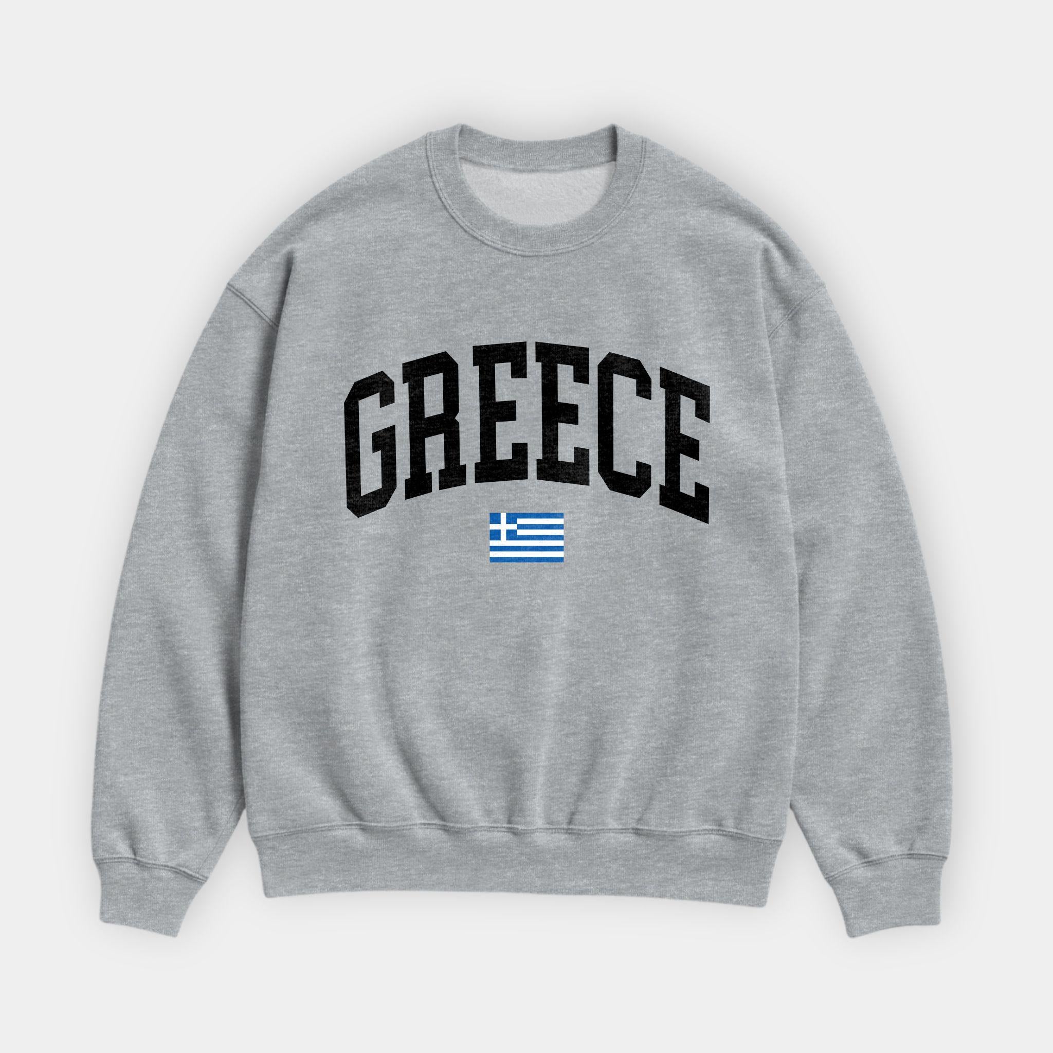 Greece Collegiate Flag Sweatshirt