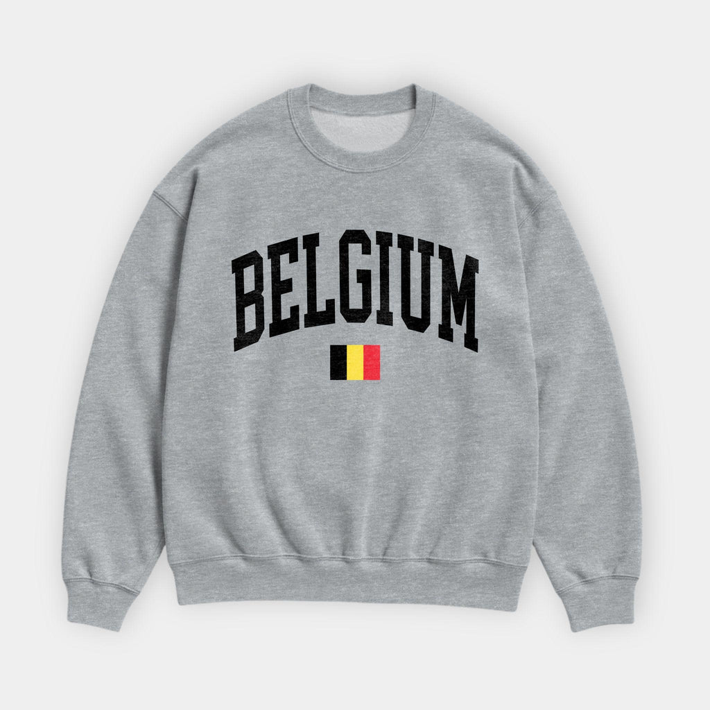 Belgium Collegiate Flag Sweatshirt