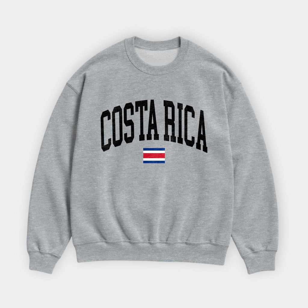 Costa Rica Collegiate Flag Sweatshirt