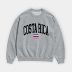 Costa Rica Collegiate Flag Sweatshirt