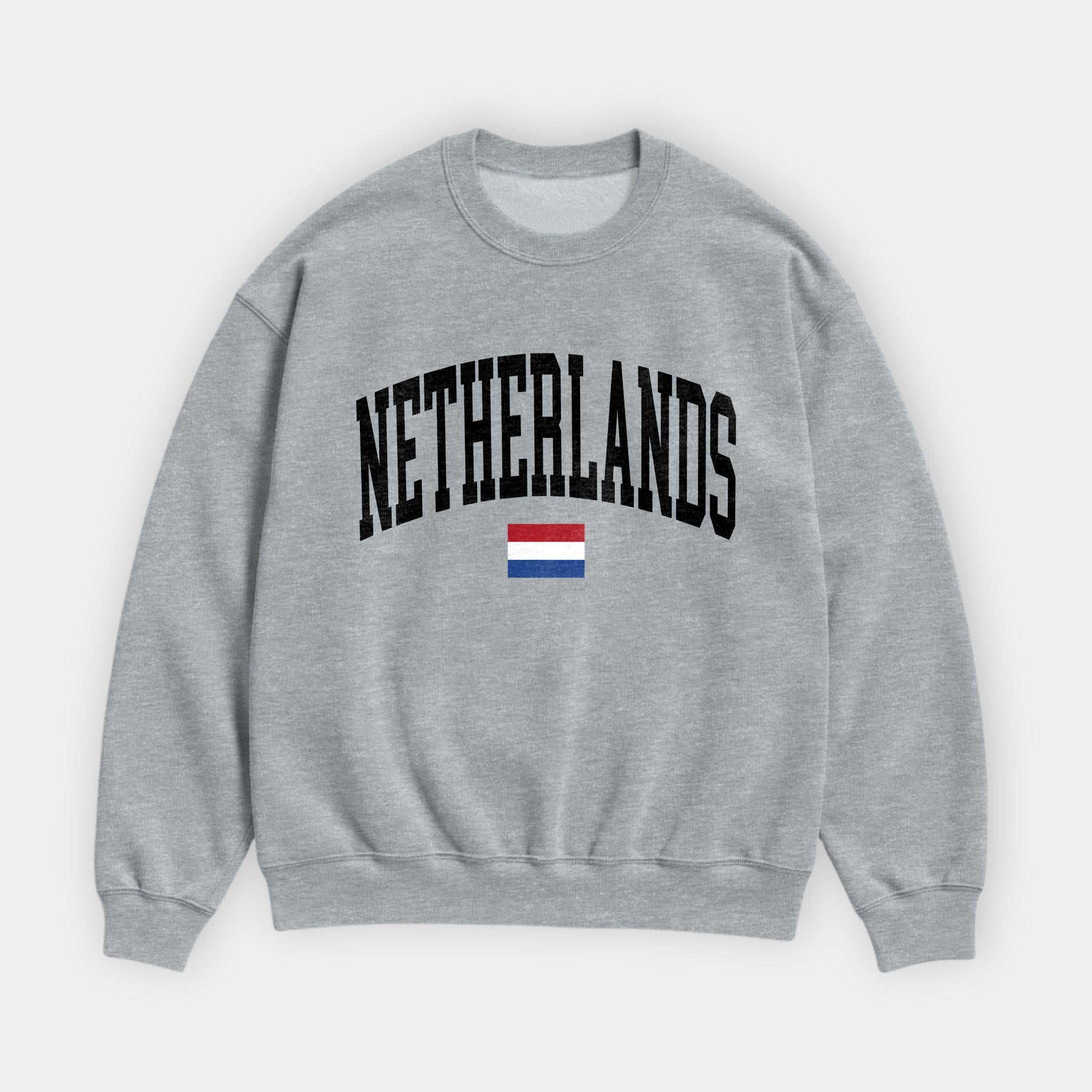Netherlands Collegiate Flag Sweatshirt