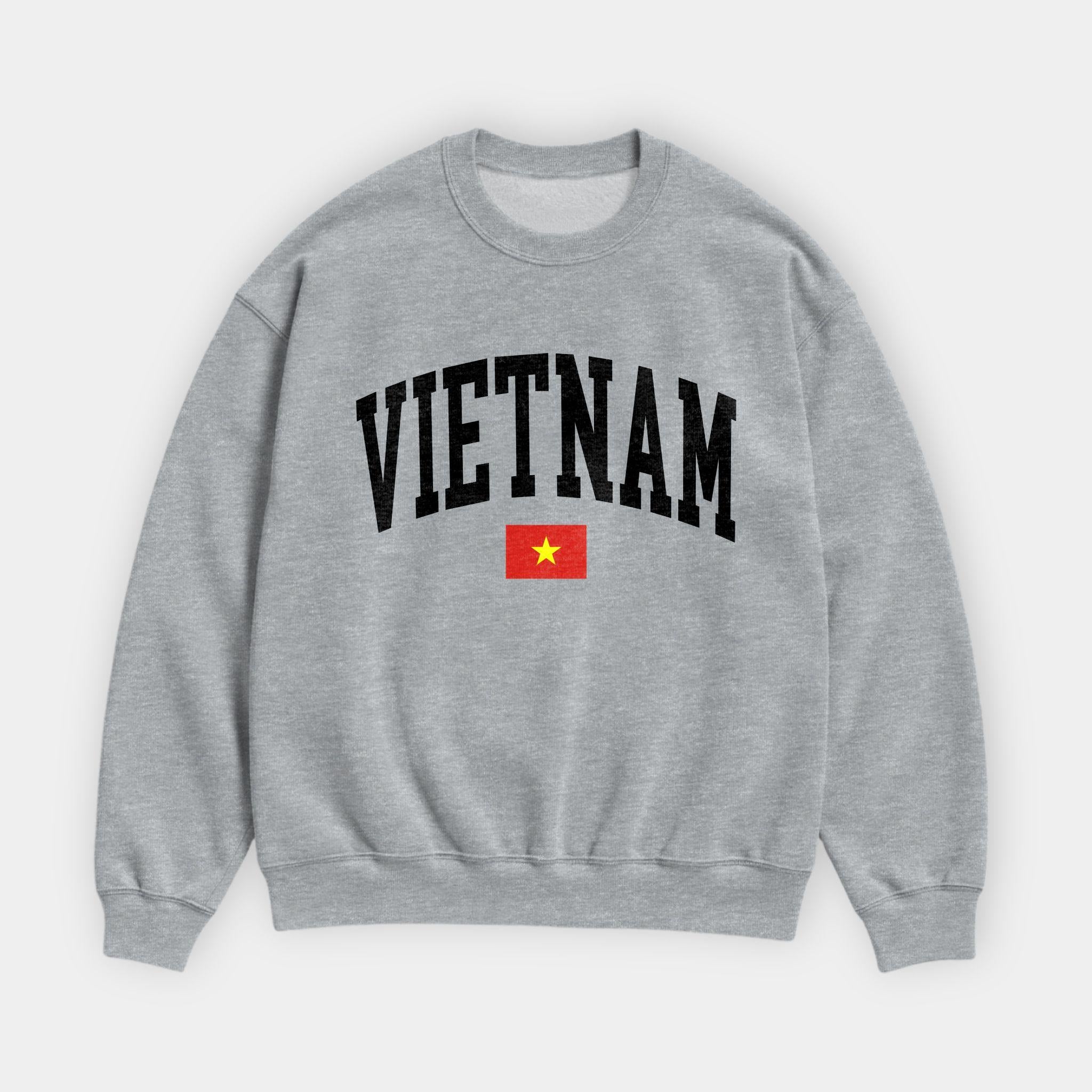 Vietnam Collegiate Flag Sweatshirt