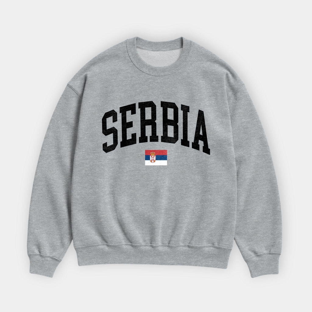 Serbia Collegiate Flag Sweatshirt