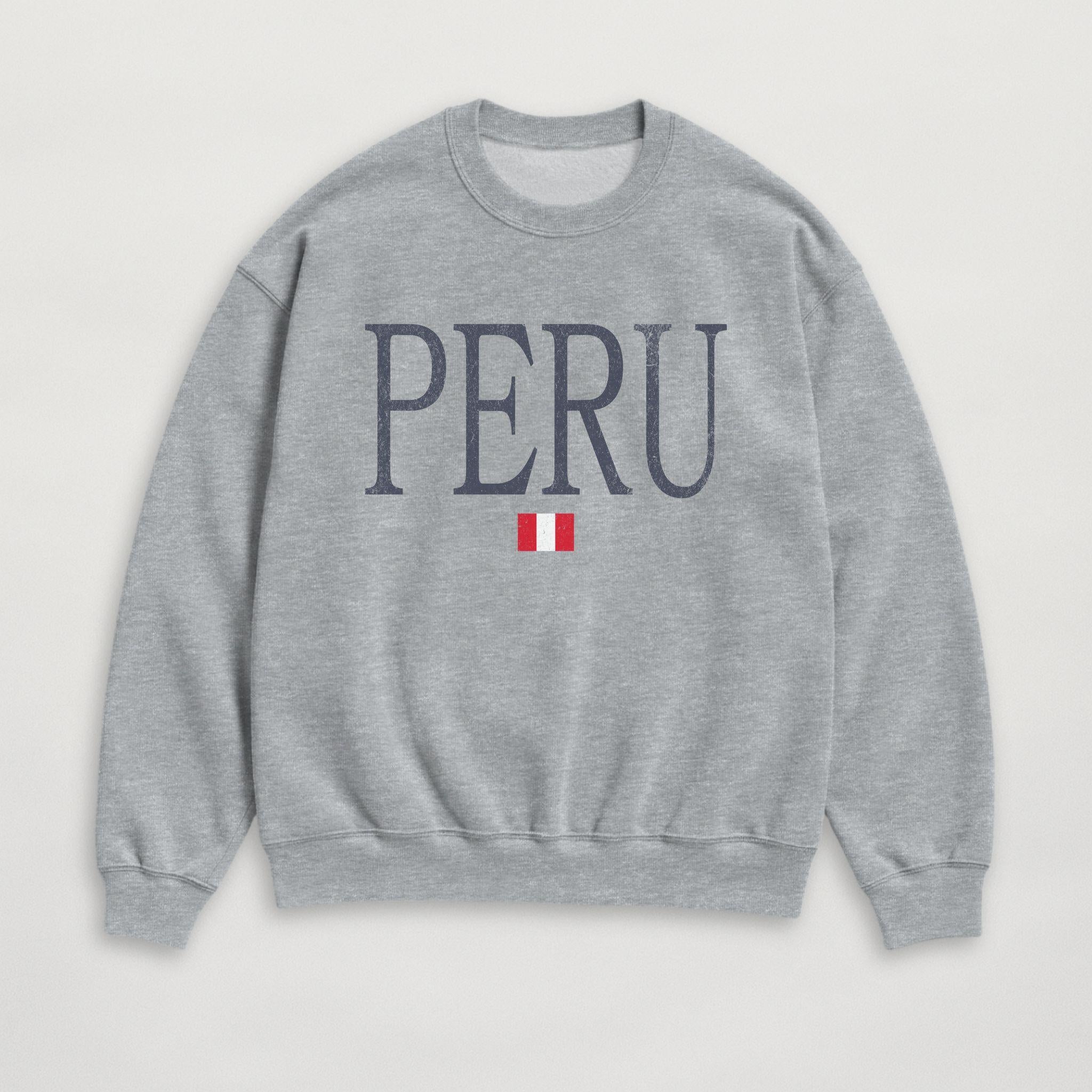 Distressed Peru Sweatshirt