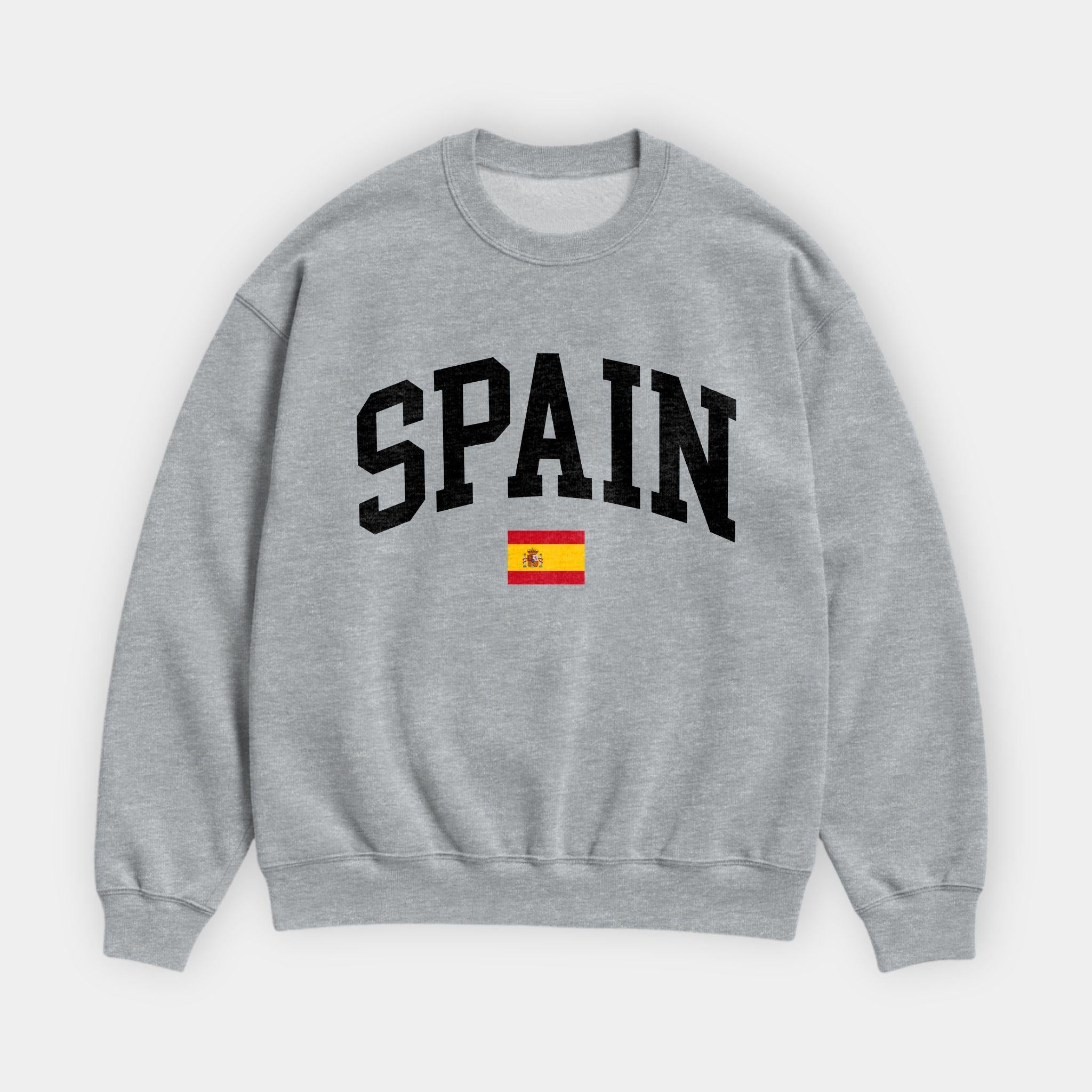 Spain Collegiate Flag Sweatshirt