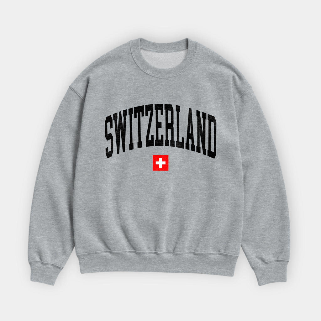Switzerland Collegiate Flag Sweatshirt
