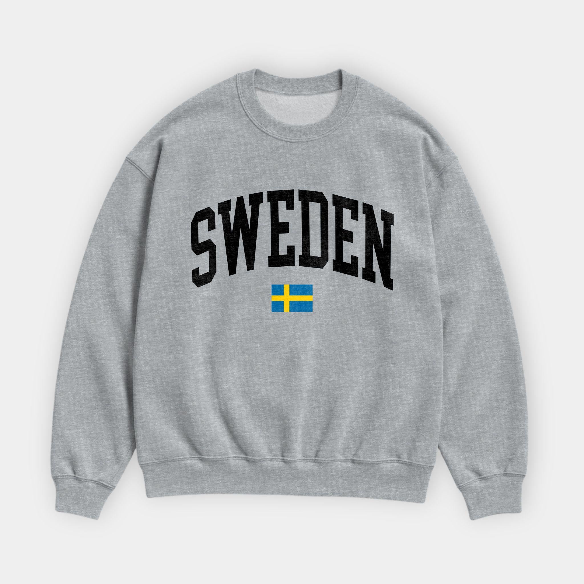 Sweden Collegiate Flag Sweatshirt