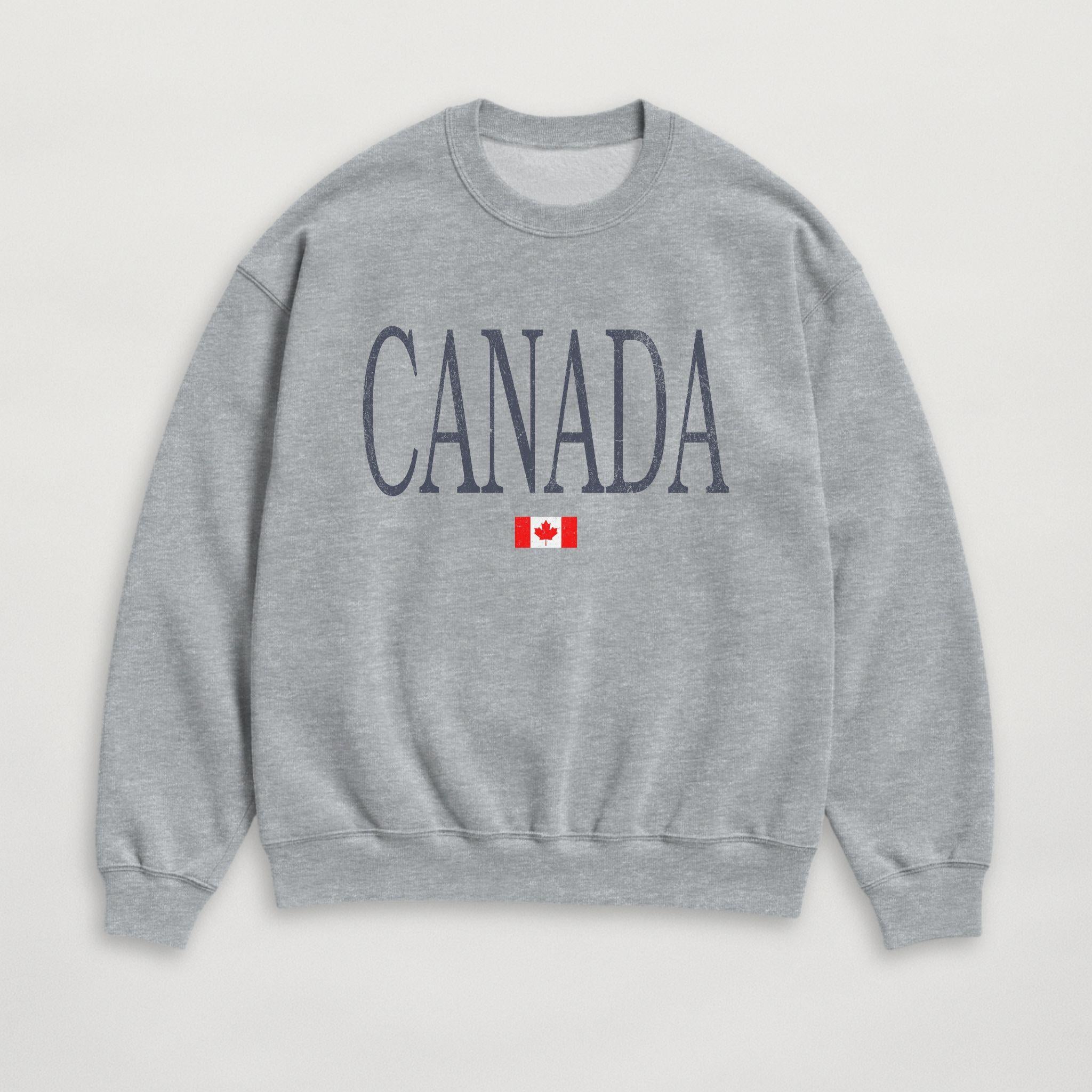 Distressed Canada Sweatshirt