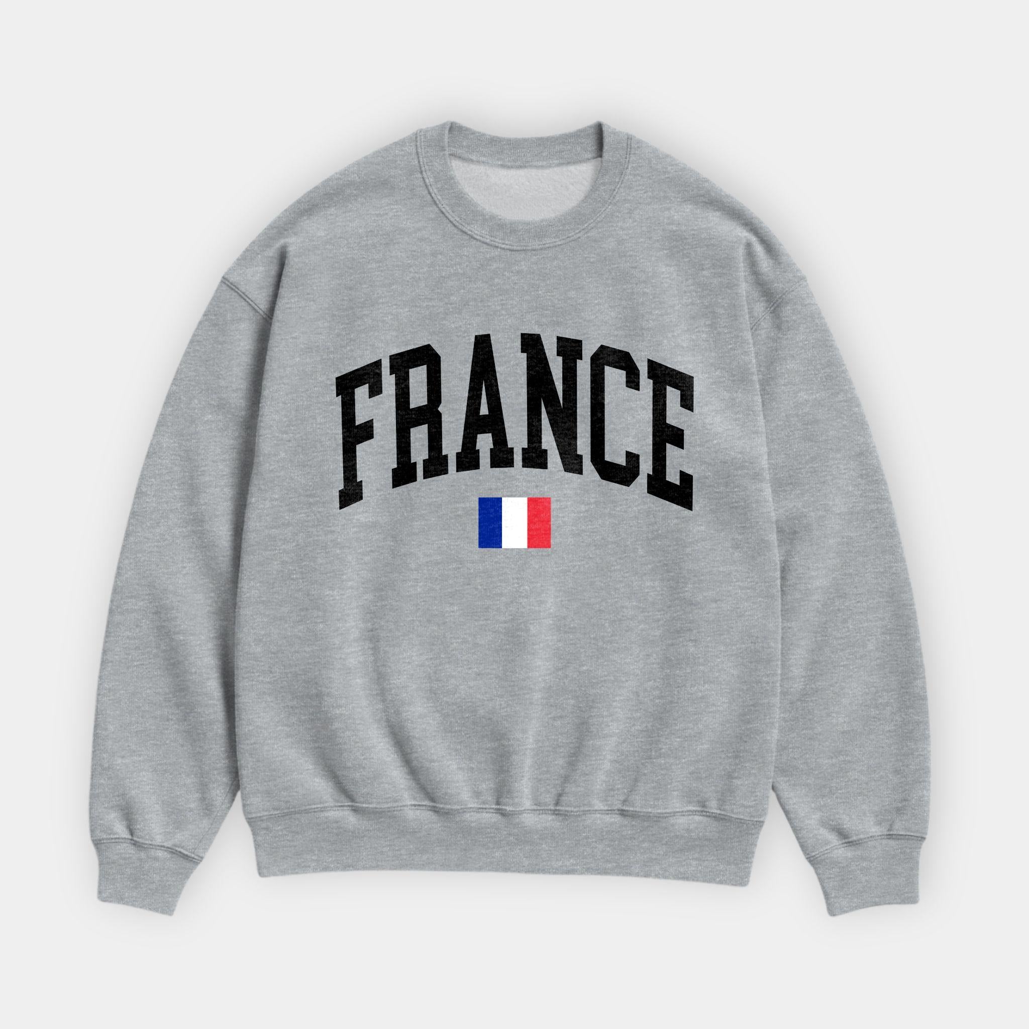 France Collegiate Flag Sweatshirt