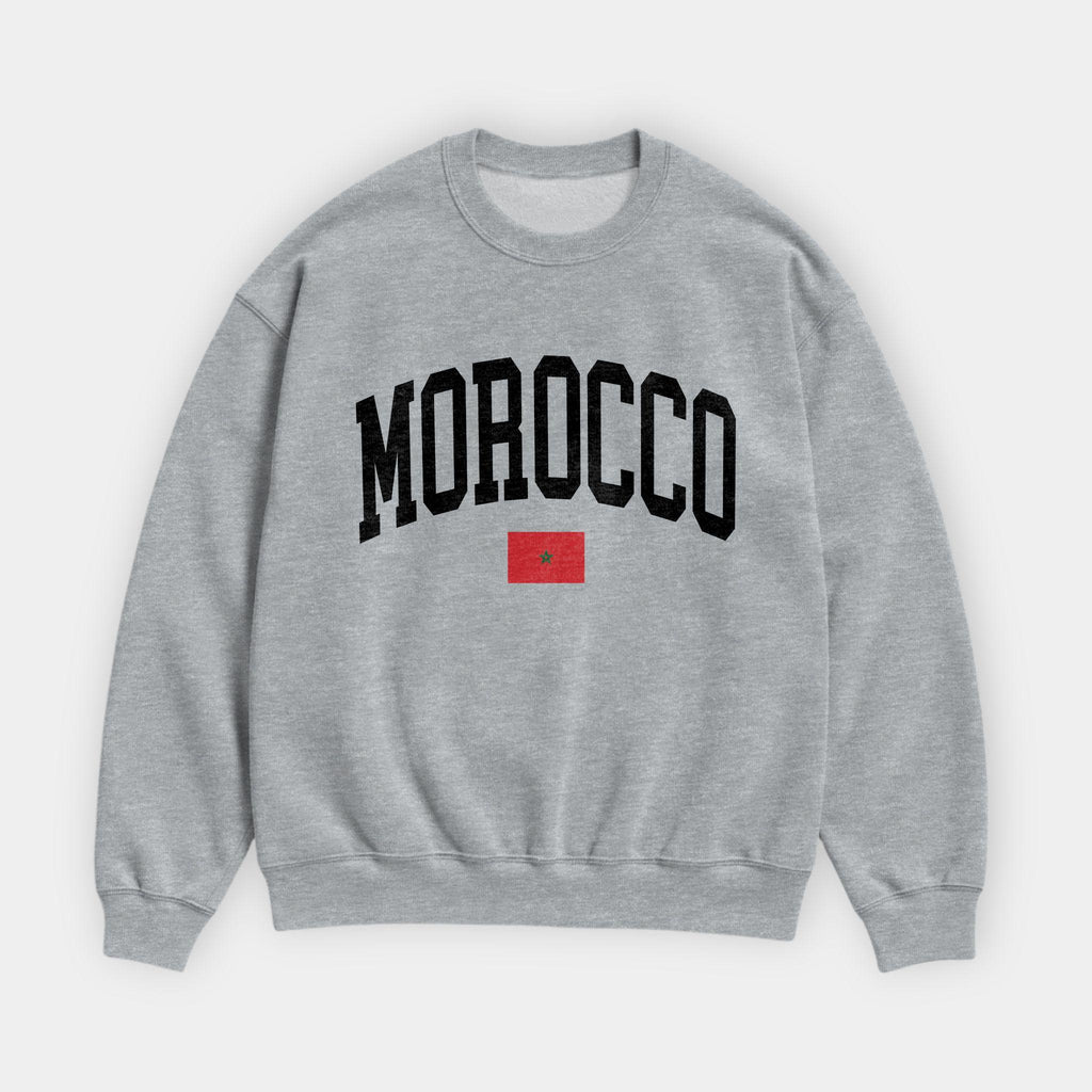 Morocco Collegiate Flag Sweatshirt