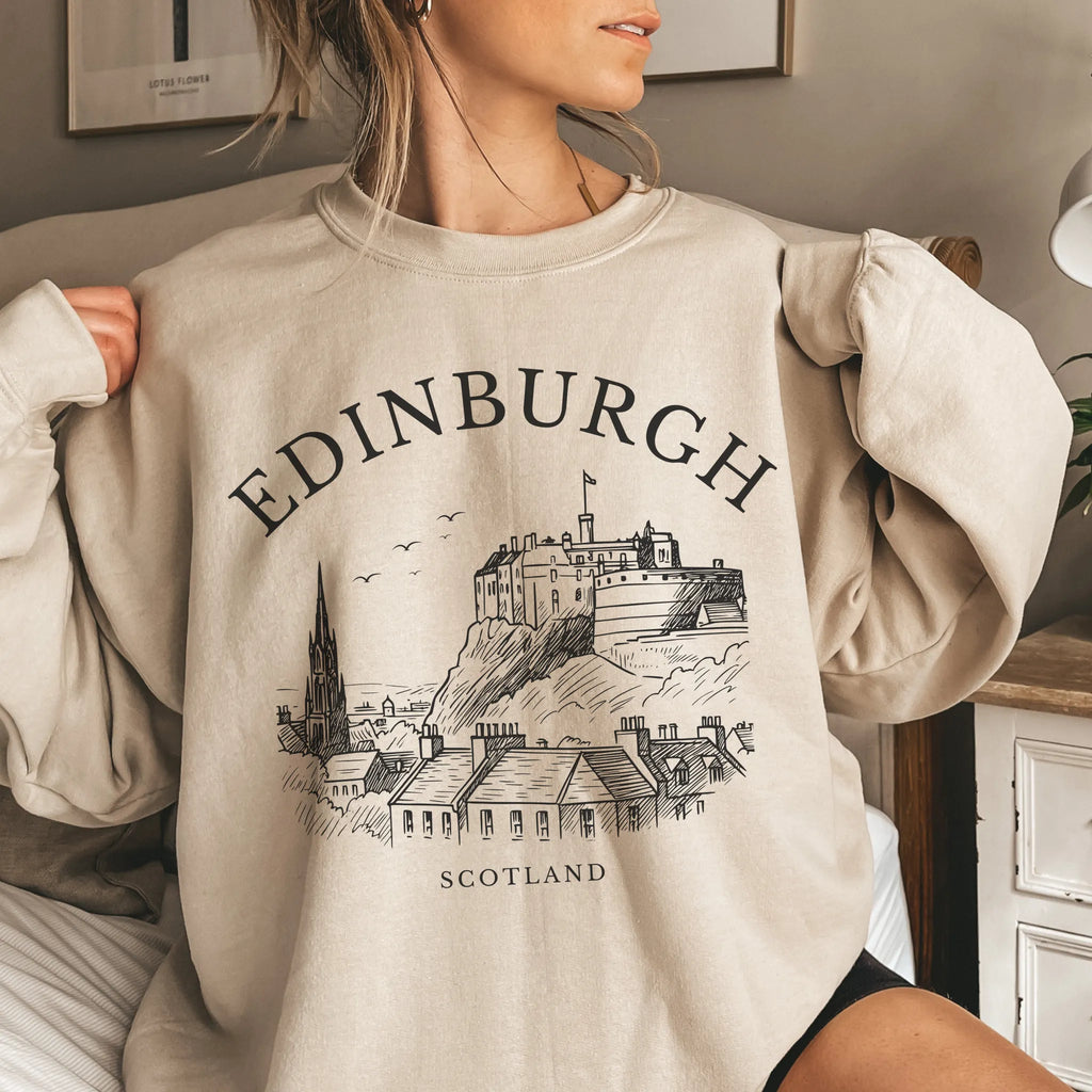 Edinburgh Vintage Sketch Sweatshirt