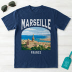 Marseille France Vintage Travel Poster T-Shirt
