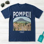 Pompeii Italy Vintage Travel Poster T-Shirt