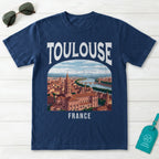 Toulouse France Vintage Travel Poster T-Shirt