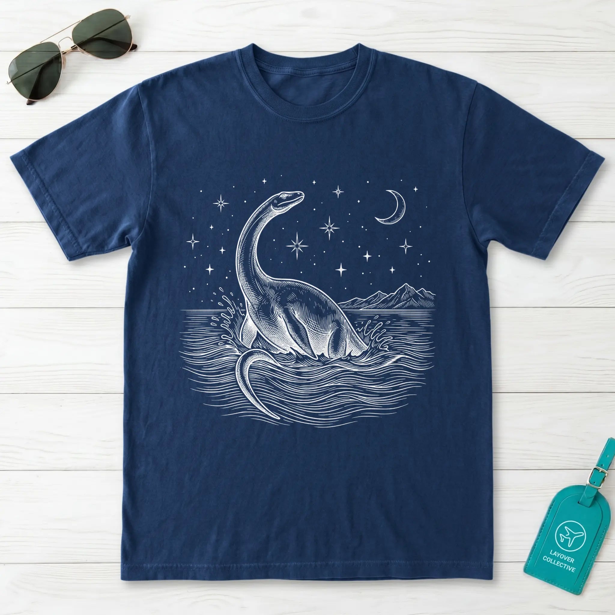 Celestial Loch Ness Monster T-Shirt