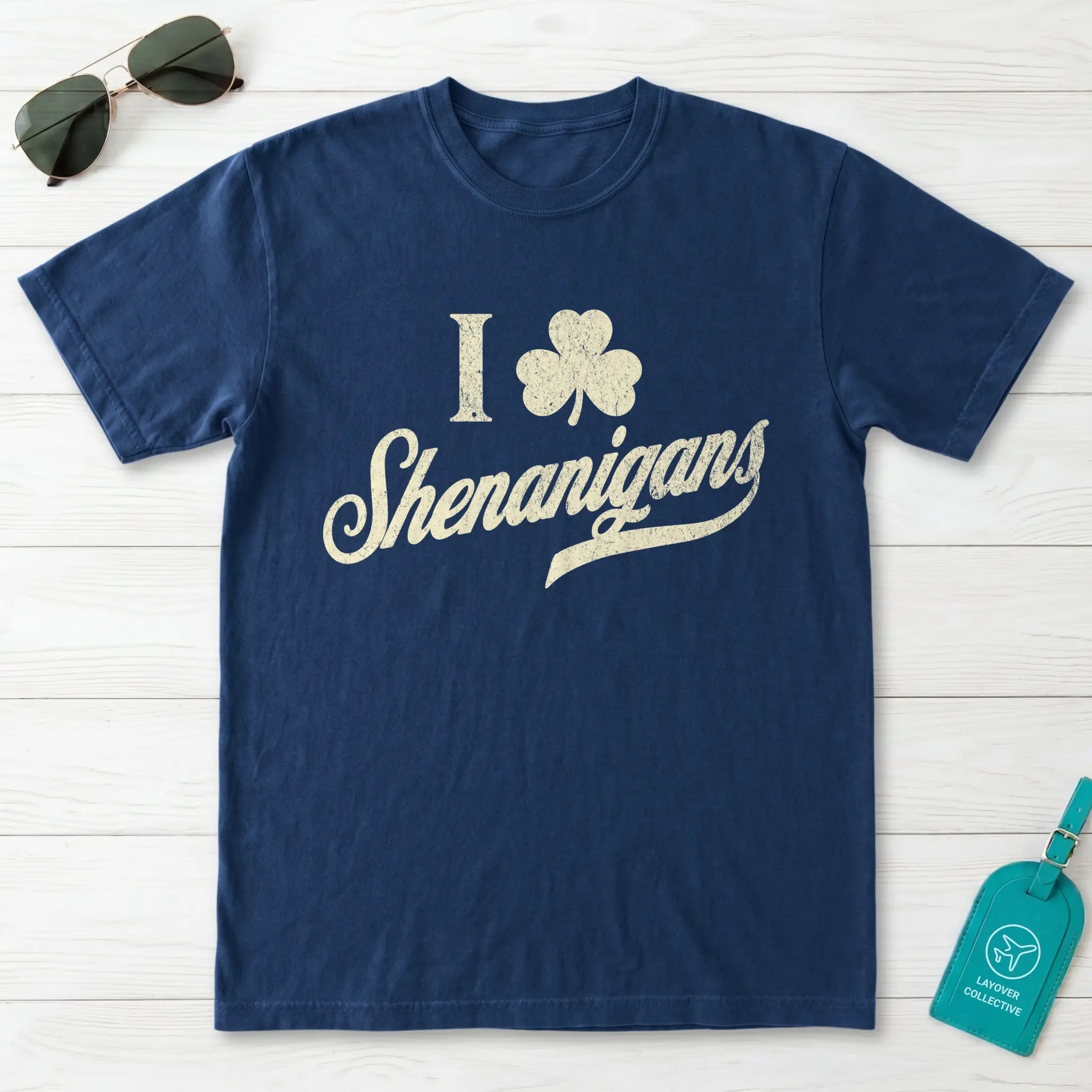 I Shamrock Shenanigans Retro T-Shirt