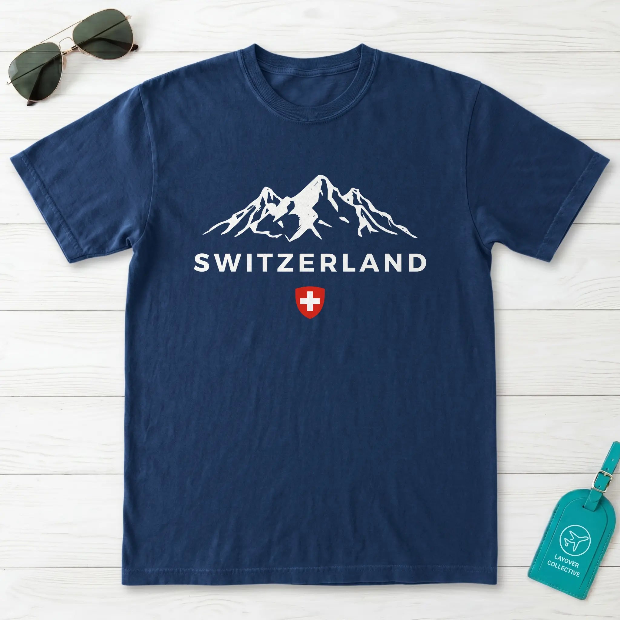 Switzerland Alpine Crest T-Shirt