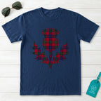 Tartan Thistle Scotland Graphic T-Shirt