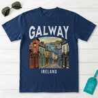 Galway Vintage Travel Poster T-Shirt
