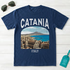 Catania Italy Vintage Travel Poster T-Shirt