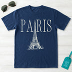 Paris Eiffel Tower Sketch T-Shirt