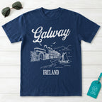 Galway Ireland Line Art T-Shirt
