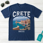 Crete Greece Vintage Travel Poster T-Shirt