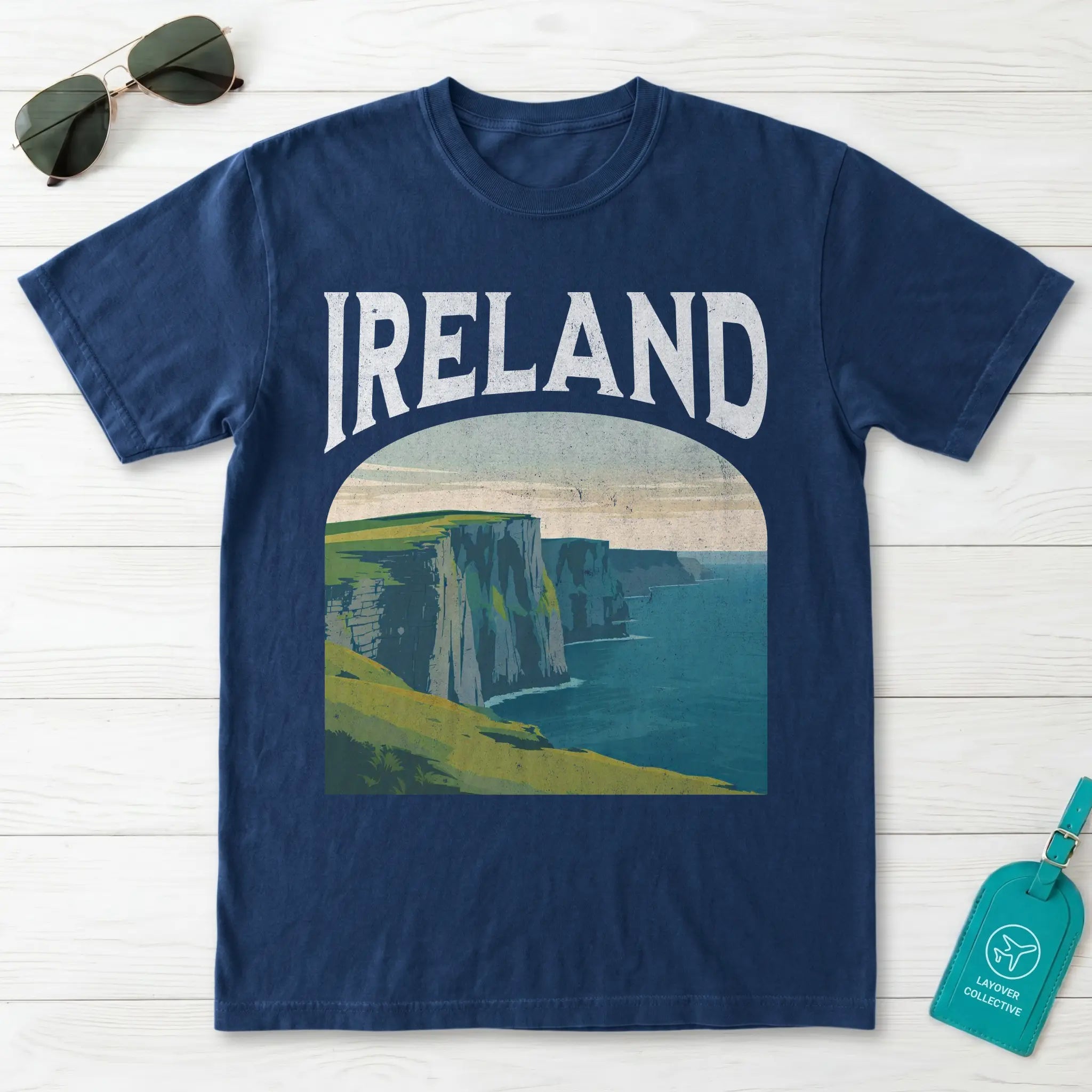 Ireland Vintage Travel Poster T-Shirt