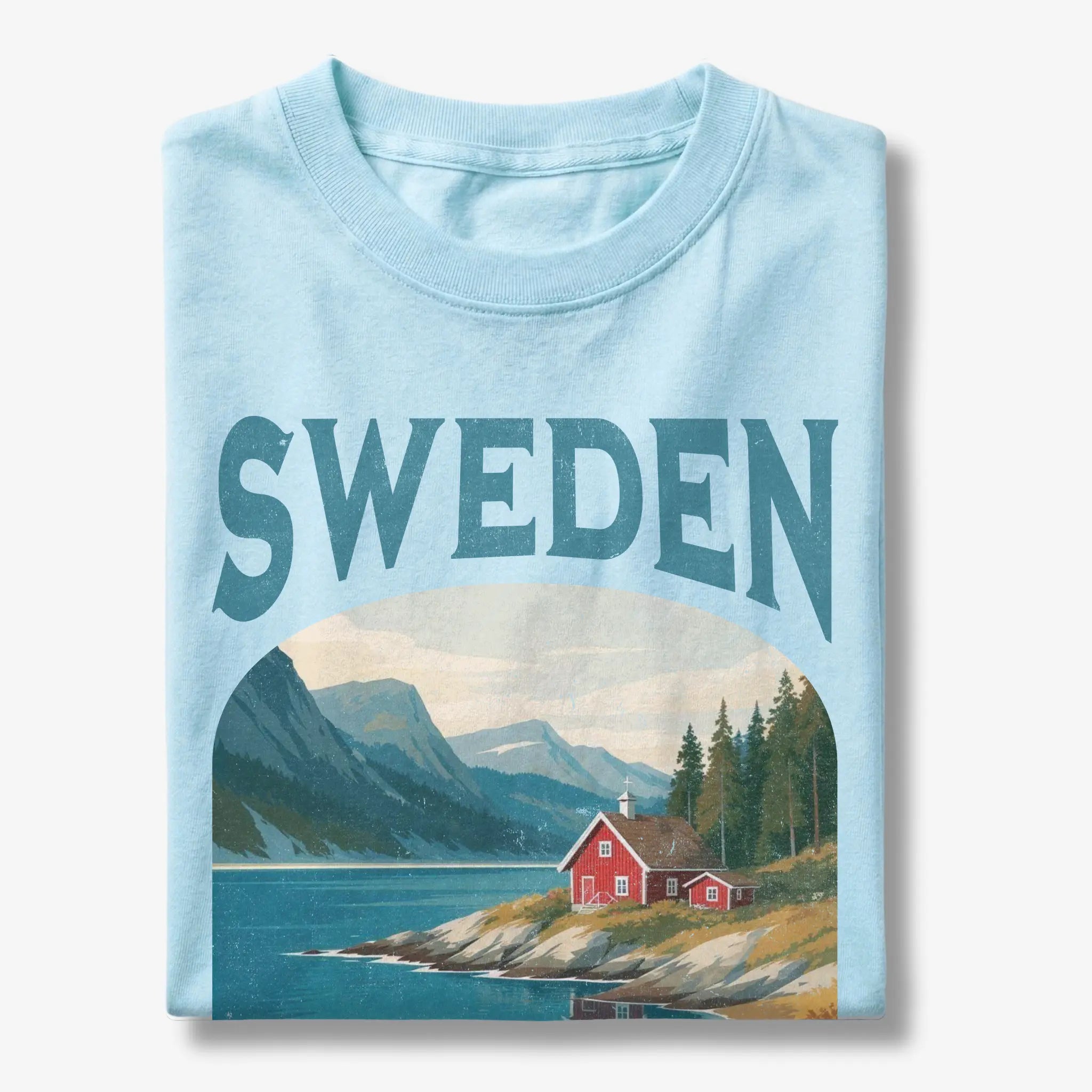 Sweden Vintage Travel Poster T-Shirt