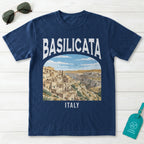 Basilicata Italy Vintage Travel Poster T-Shirt