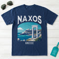 Naxos Greece Vintage Travel Poster T-Shirt