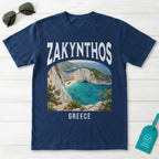 Zakynthos Greece Vintage Travel Poster T-Shirt