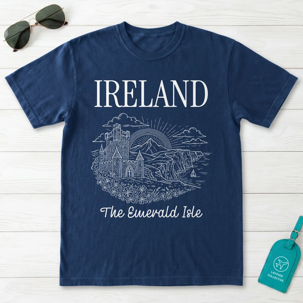 Ireland Emerald Isle Castle T-Shirt