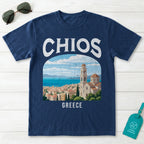 Chios Greece Vintage Travel Poster T-Shirt