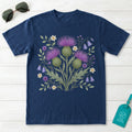 Scottish Thistle Botanical Wildflower T-Shirt