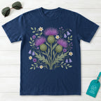 Scottish Thistle Botanical Wildflower T-Shirt